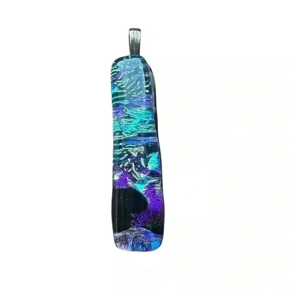 Classy Glass 2” Pendant - Signed Artist - Picture 1 of 2